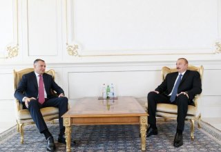 President Ilham Aliyev receives credentials of incoming Georgian ambassador (PHOTO)