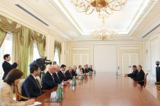 President Aliyev receives Speaker of Grand National Assembly of Turkey (PHOTO)