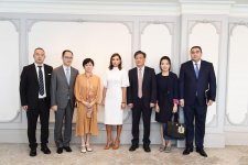 Azerbaijani First VP Mehriban Aliyeva meets Chinese delegation (PHOTO)