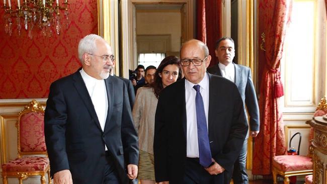 Iran, France FMs discuss regional developments over phone