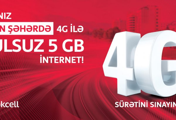 Bakcell gives out 5GB of free 4G internet to residents of 16 Azerbaijani regions
