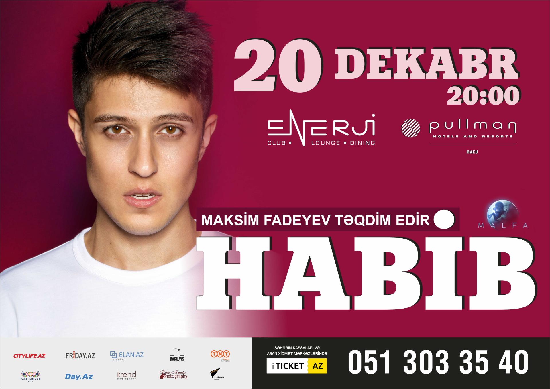 Впервые в Баку выступит новый кумир молодежи Хабиб (ВИДЕО)