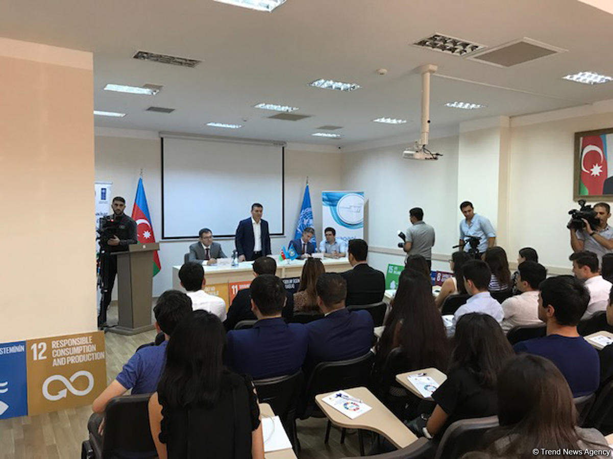В Баку состоялась церемония открытия Летней школы ООН - Gallery Image