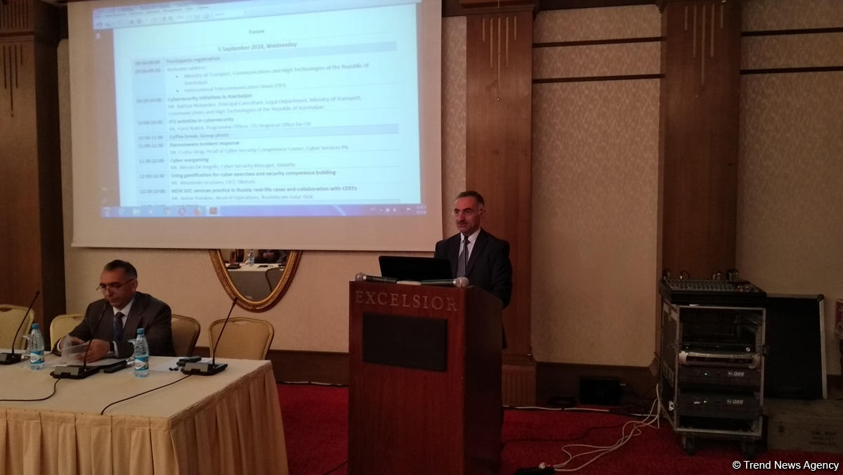 Deputy minister: Azerbaijan developing national strategy on cybersecurity (PHOTO)
