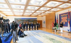 Azerbaijani, Croatian presidents make press statements (PHOTO)