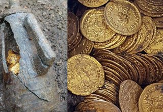 У озера Комо в Италии нашли золотые монеты возрастом более 1,5 тысячи лет