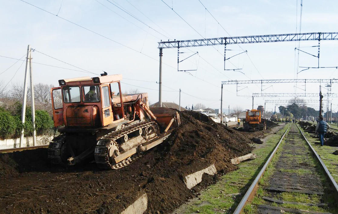 В Азербайджане на участке Джалилабад-Масаллы ведется капремонт железной дороги (ФОТО) - Gallery Image