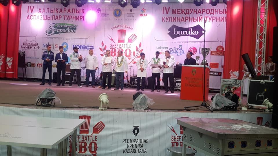 Главный кулинар Азербайджана принял участие в шоу Chef Battle 2018 в Казахстане  (ФОТО)