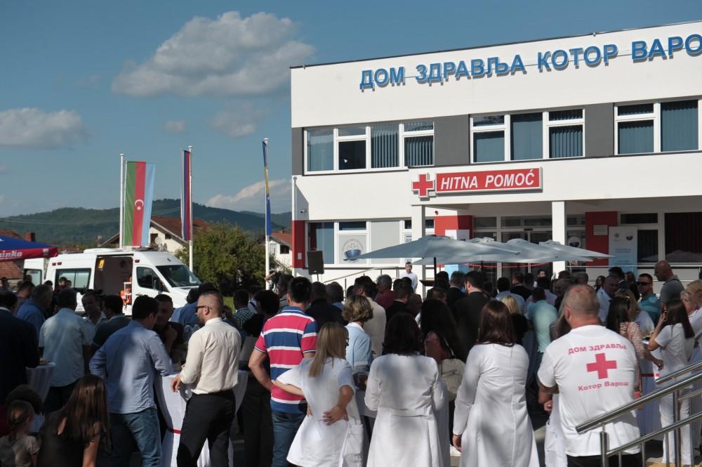 Bosniya və Herseqovinada Heydər Əliyev Fondunun dəstəyi ilə inşa olunmuş Təcili Tibbi Yardım Mərkəzinin açılışı olub (FOTO)