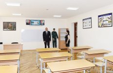 Ilham Aliyev views conditions created at secondary school in Nardaran after overhaul (PHOTO)