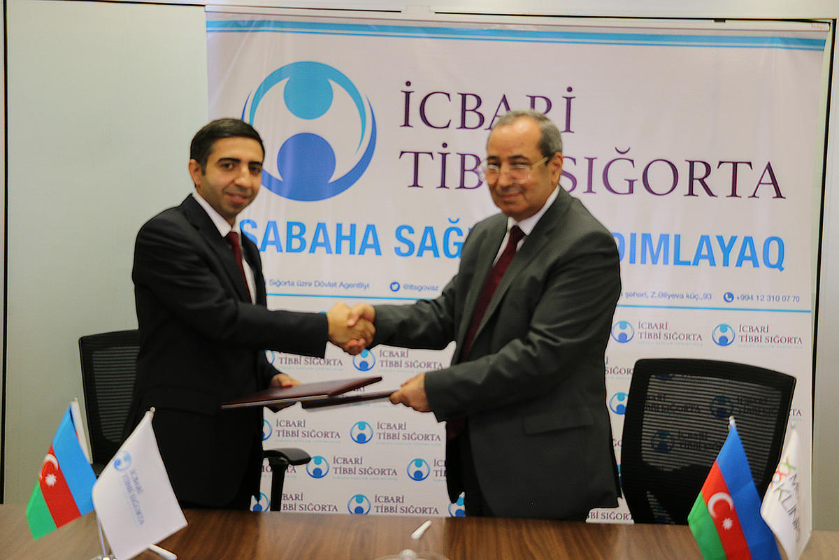 İcbari Tibbi Sığorta üzrə Dövlət Agentliyi Mərkəzi Klinika ilə əməkdaşlıq memorandumu imzalayıb (FOTO)