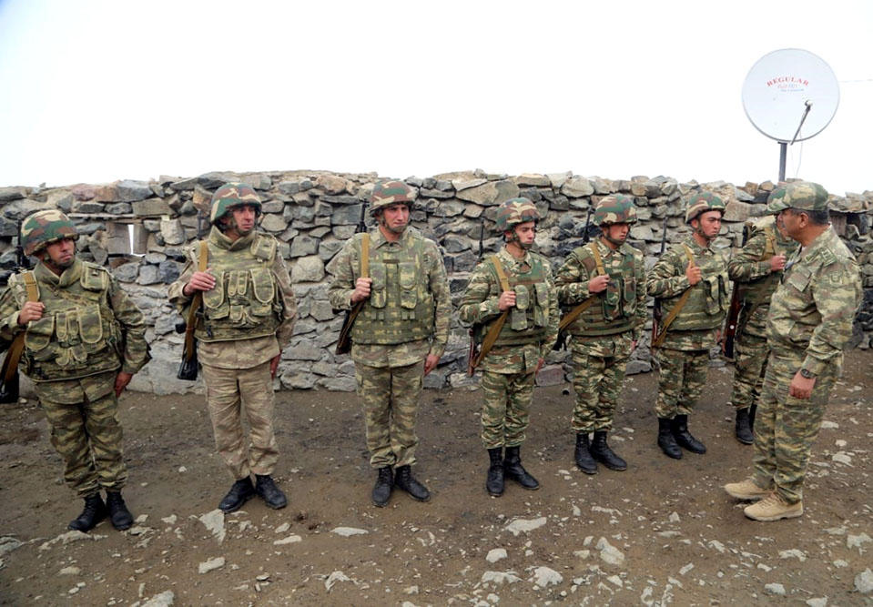 Проверена боеготовность подразделений ВС Азербайджана, расположенных в горной местности (ФОТО)