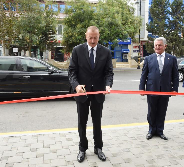 Президент Ильхам Алиев принял участие в открытии Музея флага в Билясуваре (ФОТО)