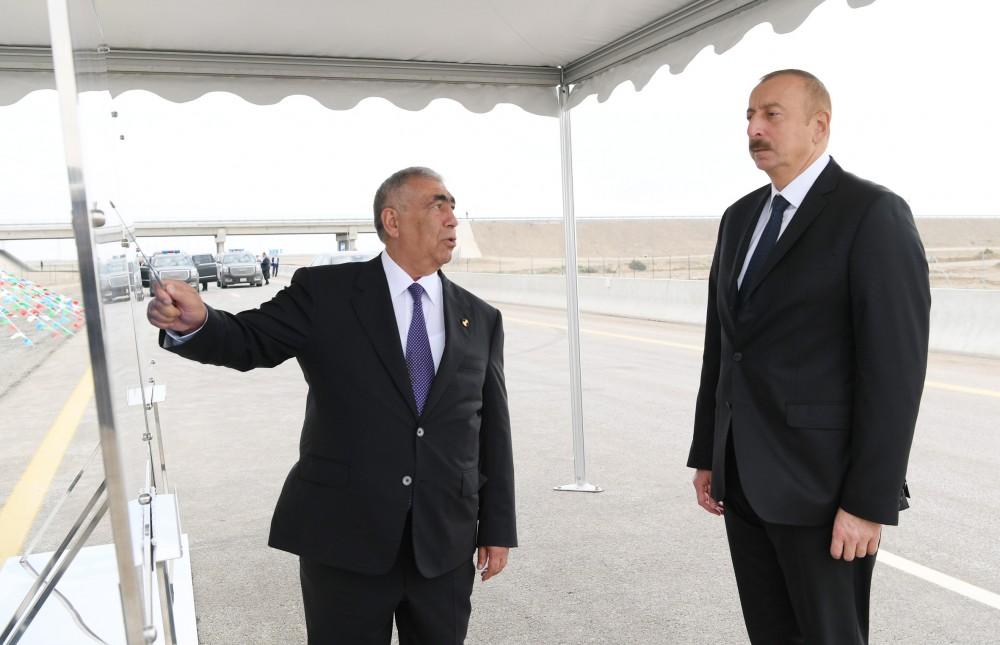 President Aliyev inaugurates Alat-Astara-Iran state border highway (PHOTO)
