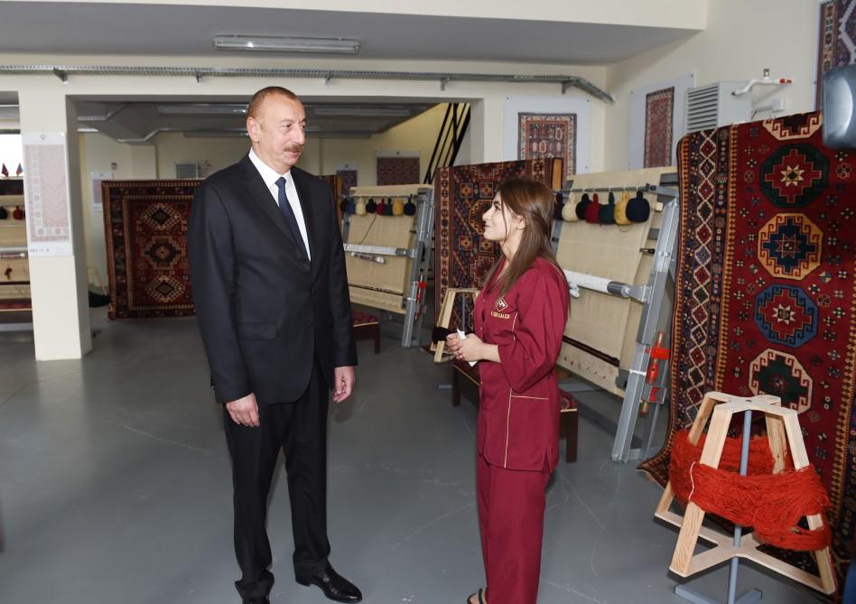 Президент Ильхам Алиев принял участие в открытии Масаллинского промышленного квартала (ФОТО)
