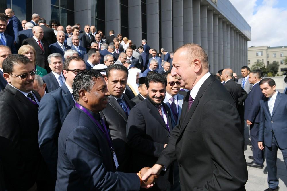 President Aliyev attends ceremonial meeting of Azerbaijani Parliament (PHOTO)