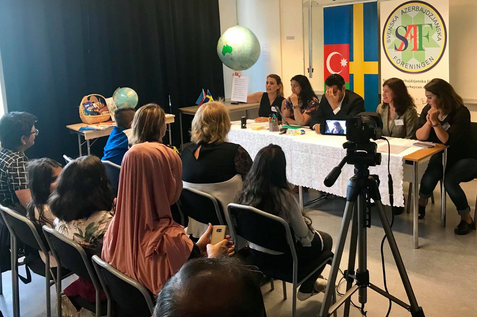Stokholmda Azərbaycan tədris kursları açılıb (FOTO)