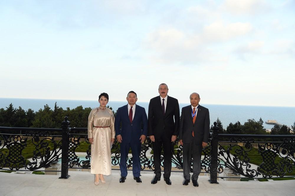 Состоялась встреча президентов Азербайджана и Монголии (ФОТО) - Gallery Image