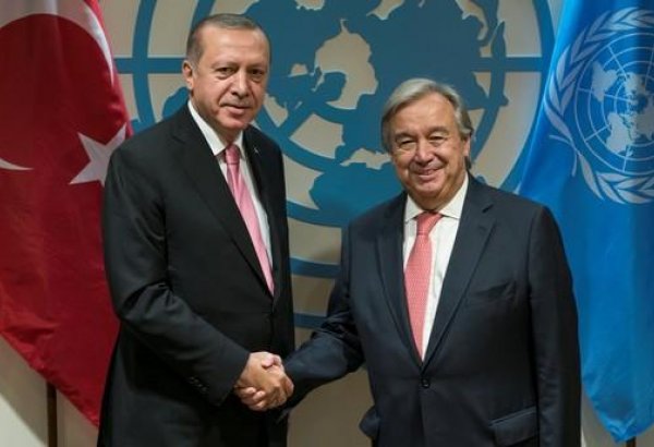 Президент Турции обсудил Украину с генсеком ООН