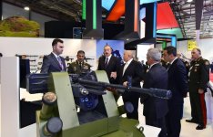 President Aliyev views Azerbaijan International Defense Exhibition ADEX 2018 (PHOTO)