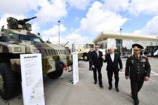 President Aliyev views Azerbaijan International Defense Exhibition ADEX 2018 (PHOTO)