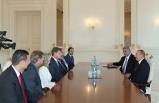 Президент Ильхам Алиев принял делегацию во главе с председателем Специального олимпийского комитета (ФОТО) - Gallery Thumbnail