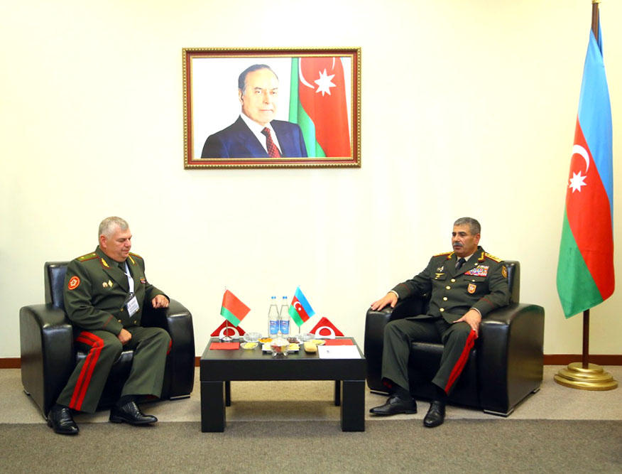 Азербайджан обсудил военное сотрудничество с Беларусью и Турцией (ФОТО) - Gallery Image