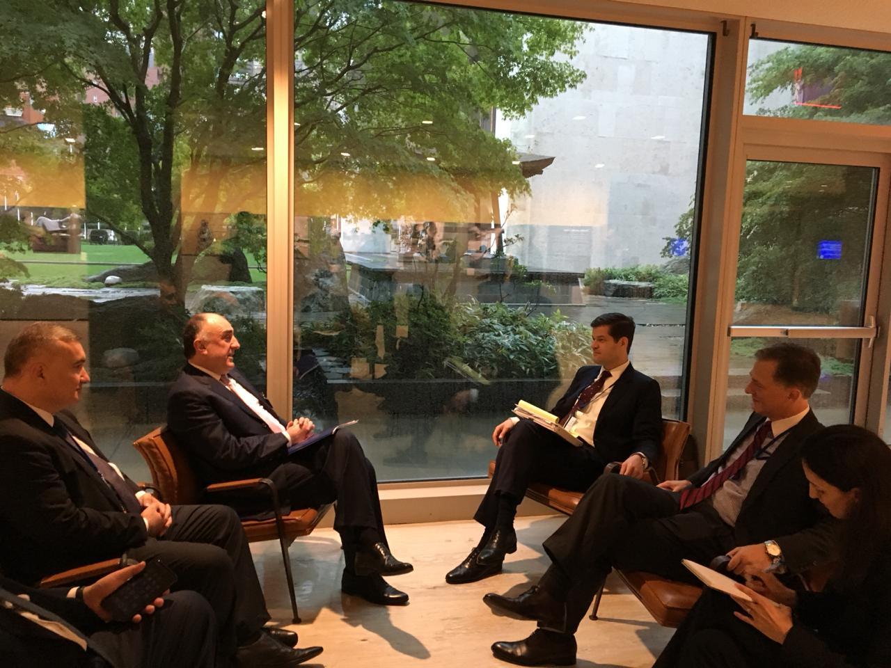 Azerbaijan’s FM, US assistant secretary of state meet in New York