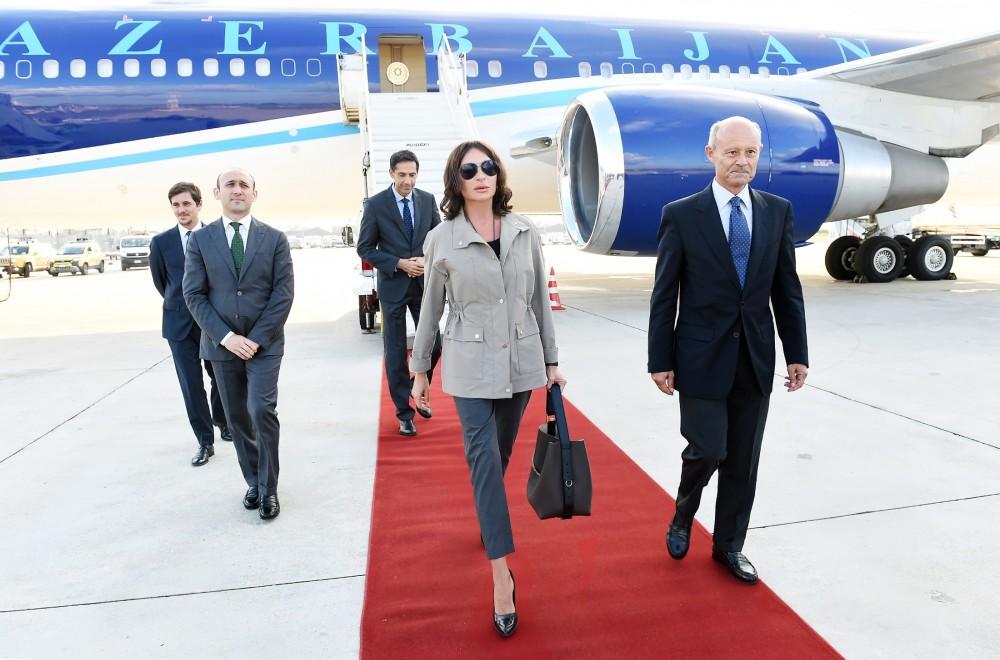 Первый вице-президент Мехрибан Алиева прибыла с официальным визитом в Италию (ФОТО)