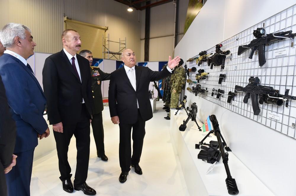 President Aliyev views Azerbaijan International Defense Exhibition ADEX 2018 (PHOTO)