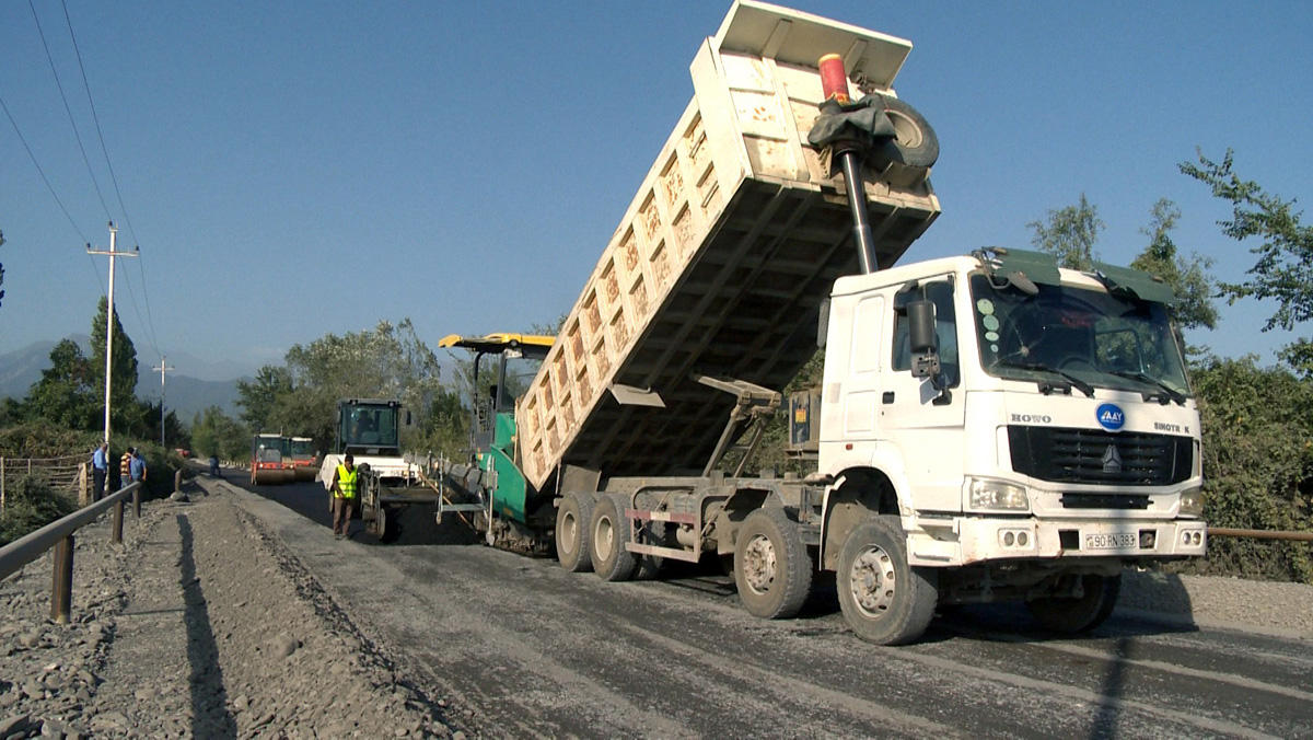 Завершается реконструкция автодороги в Габалинском районе (ФОТО/ВИДЕО) - Gallery Image