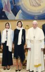 Первый вице-президент Мехрибан Алиева встретилась с Папой Римским Франциском (ФОТО)