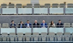 Президент Ильхам Алиев наблюдал соревнования Чемпионата мира по дзюдо (ФОТО)