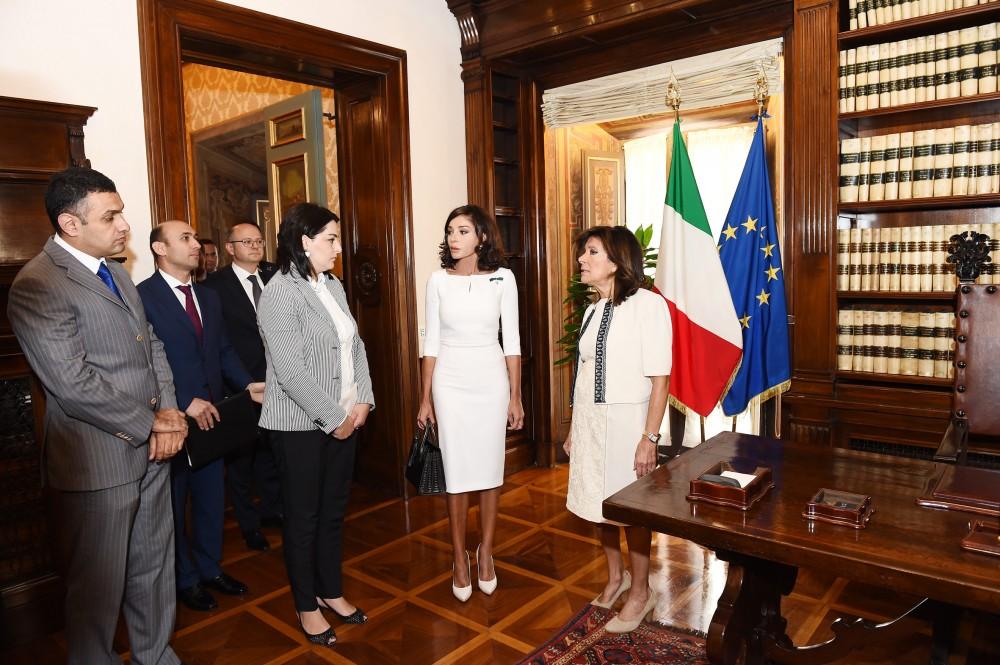 Председателем Сената Италии дан официальный обед в честь Первого вице-президента Азербайджана Мехрибан Алиевой (ФОТО)