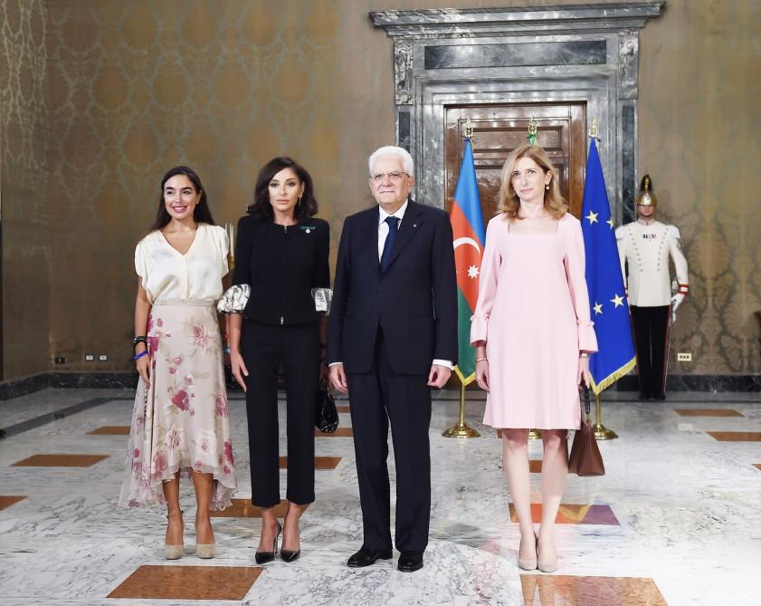 Президент Италии дал официальный обед в честь Первого вице-президента Азербайджана Мехрибан Алиевой (ФОТО) (версия 2) - Gallery Image
