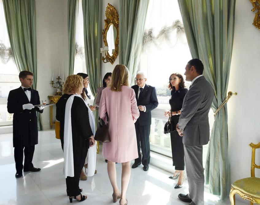 Президент Италии дал официальный обед в честь Первого вице-президента Азербайджана Мехрибан Алиевой (ФОТО) (версия 2) - Gallery Image
