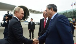 Президент России Владимир Путин прибыл с рабочим визитом в Азербайджан (ФОТО) - Gallery Thumbnail