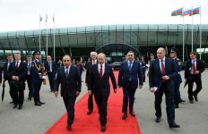 Russian President Vladimir Putin completes working visit to Azerbaijan (PHOTO)