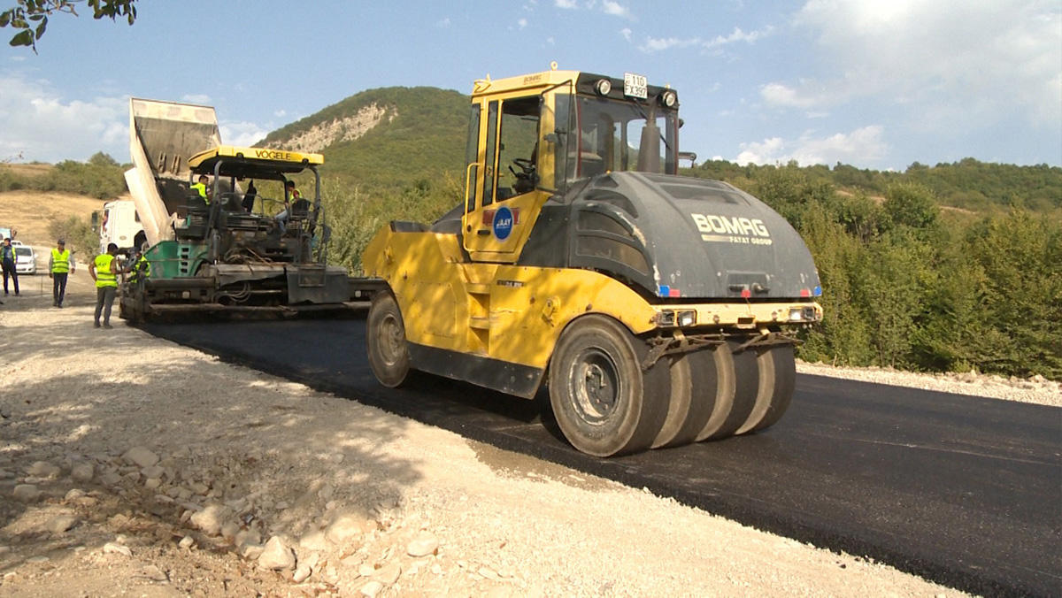 В Шамахинском районе завершается реконструкция автодороги (ФОТО/ВИДЕО)
