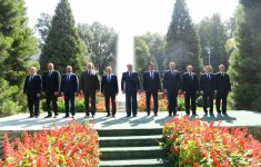 President Aliyev attends CIS Heads of State Council session in Dushanbe (PHOTO)