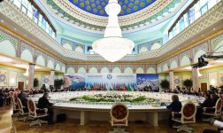 Президент Ильхам Алиев принял участие в заседании Совета глав государств СНГ в расширенном составе в Душанбе (ФОТО) - Gallery Thumbnail
