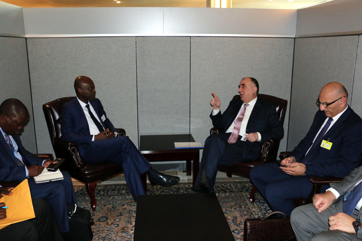 Глава МИД Азербайджана провел в Нью-Йорке ряд двусторонних встреч с коллегами (ФОТО) - Gallery Image