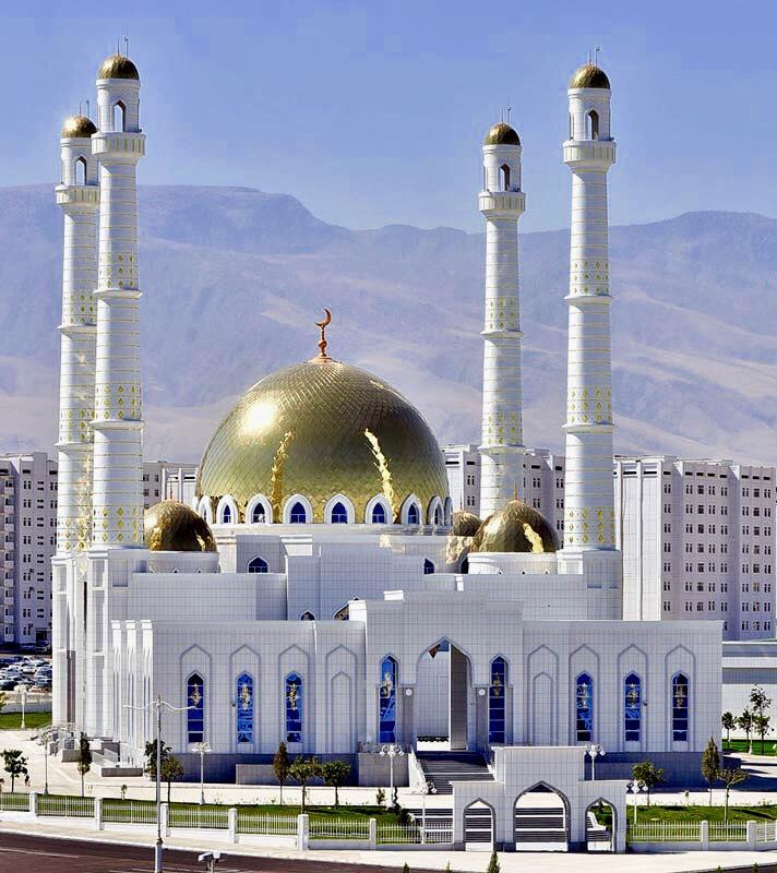 Туркменские бизнесмены построили в Ашхабаде крупную мечеть (ФОТО) - Gallery Image