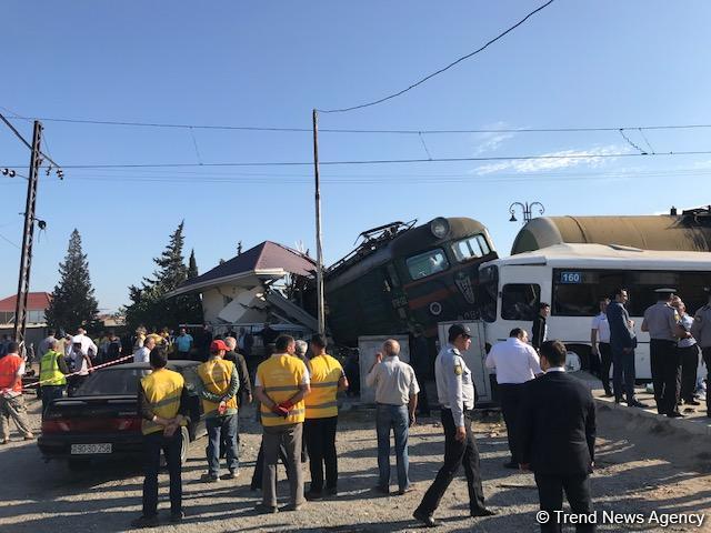 Azerbaijan’s Interior Ministry: 2 dead, 41 injured as bus collides with train in Baku