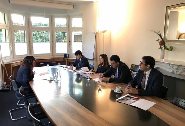 Head of State Committee on Work with Diaspora of Azerbaijan holds meetings in Switzerland (PHOTO)