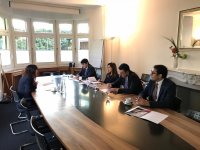 Head of State Committee on Work with Diaspora of Azerbaijan holds meetings in Switzerland (PHOTO)