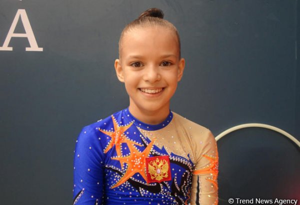 Rusiyalı gimnast: Bakıda Milli Gimnastika Arenasında çıxış etmək çox xoşuma gəldi