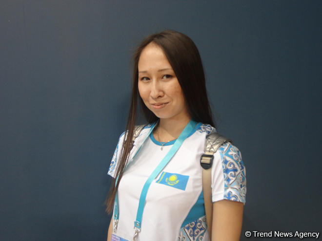 Соревнования в Национальной арене гимнастики в Баку проходят на высшем уровне - казахстанский тренер