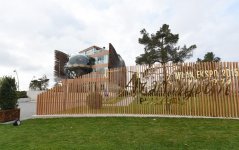 Azerbaijani president, first lady view rebuilt Milan Expo national pavilion (PHOTO)