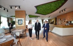 Azerbaijani president, first lady view rebuilt Milan Expo national pavilion (PHOTO)